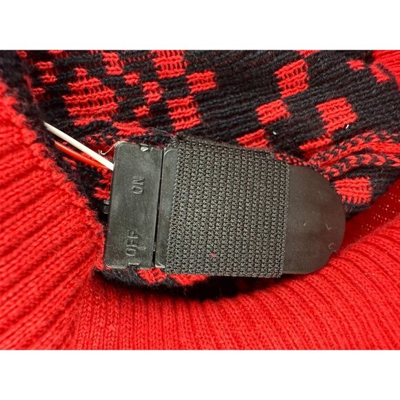 NWT NFL Licensed Men's Atlanta Falcons Red/Black Light Up Ugly Sweater Size Smal - Picture 8 of 10